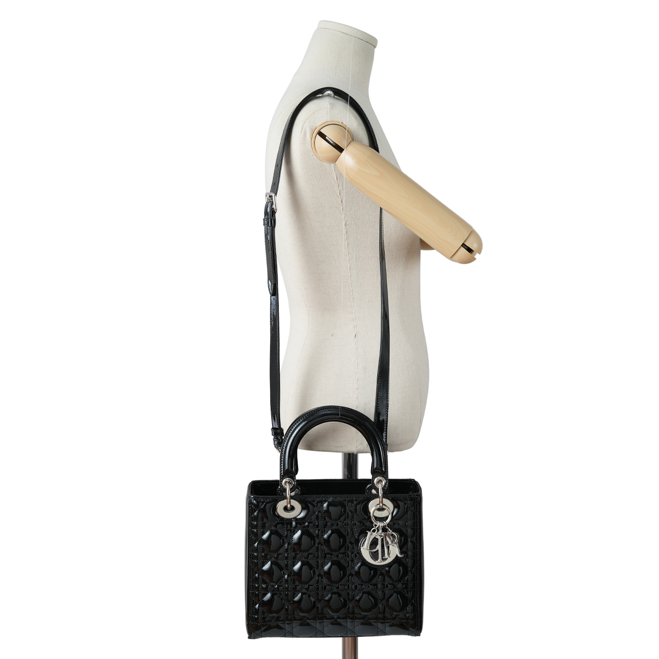 CHRISTIAN DIOR(USED)크리스찬디올 페이던트 레이디디올 까나쥬 미듐